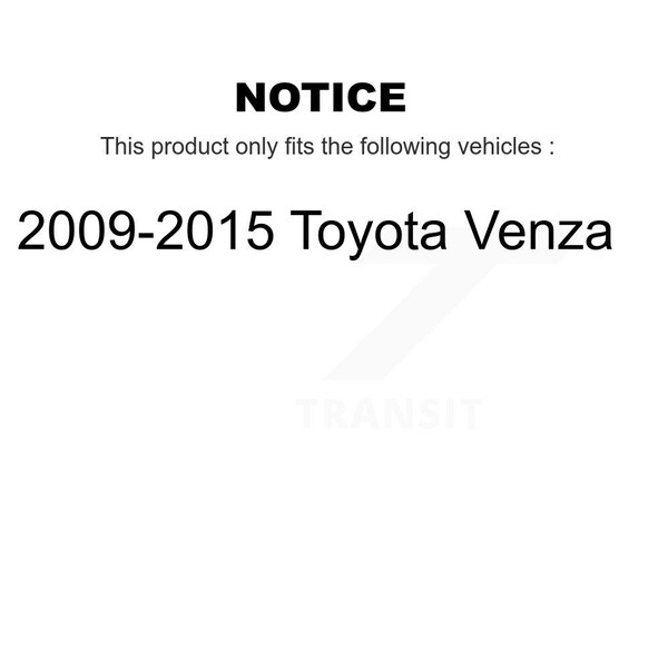 Front Left Bearing Lower Control Arm With Ball Joint Link Kit For 2009-2015 Toyota Venza